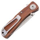 Нож складной SOG Twitch II Wood Handle коричневый - изображение 6