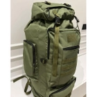 Тактический армейский рюкзак на 70л, большой рейдовый, хаки - изображение 2