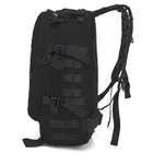 Рюкзак тактический штурмовой на 40л с системой MOLLE, черный - изображение 4