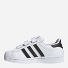 Trampki chłopięce na rzepy Adidas Originals Superstar EF4842 25.5 (8.5UK) Białe (4062053378037) - obraz 3