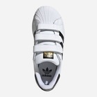 Trampki chłopięce na rzepy Adidas Originals Superstar EF4838 31.5 (13UK) Białe (4062053339694) - obraz 6