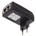 POE инжектор 48V 0,5A (24Вт) с портами Ethernet 10 / 100 / 1000Мбит / с