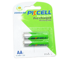 Акумулятор PKCELL 1.2 V AA 2000mAh NiMH Already Charged, 2 штуки на блістері ціна за блістер, Q25