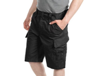 Тактические летние шорты с дополнительными карманами Texar WZ10, черный M - изображение 4