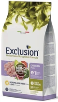 Повнораціонний сухий корм Exclusion Light Chicken Medium&Large Breed