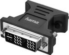 Adapter Hama DVI - VGA M/F Black (4047443437426) - obraz 1
