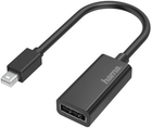 Адаптер Hama mini-Displayport - DisplayPort M/F Black (4047443437334)