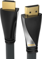 Kabel Avinity HDMI - HDMI gold-plated M/M 2 m Black (4047443298089) - obraz 1