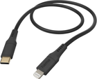 Кабель Hama Flexible USB Type-C - Lightning M/M 1.5 м Black (4047443486325) - зображення 1
