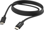 Kabel Hama USB Type-C - USB Type-C M/M 3 m Black (4047443486783) - obraz 1