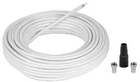 Kabel antenowy Hama 75dB osłona + wtyk F 2 szt F/F 10 m White (4007249566065) - obraz 1