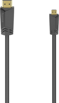 Kabel Hama micro-HDMI - HDMI M/M 1.5 m Black (4047443438621)