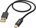 Kabel Hama USB 2.0 Type A - USB Type B M/M 1.5 m Black (4047443443694) - obraz 1