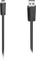 Kabel Hama mini-USB - USB Type A M/M 0.75 m Black (4047443439635) - obraz 1