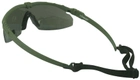 Очки тактические Kombat Ranger Glasses Smoke Lens Оливковые (kb-rgs-olgr) - изображение 2