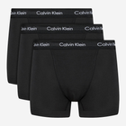 Набір трусів шорт чоловічих бавовняних Calvin Klein Underwear 0000U2662G-XWB S 3 шт Чорний (8719114322497) - зображення 1