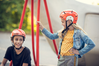 Kask rowerowy Segway Kids Helmet 50-55 cm Pomarańczowy (20.99.0006.04) - obraz 6