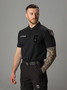 Поло тактическое мужское BEZET Полиция 9983 XL Черное (2000140466436) - изображение 18