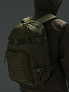 Рюкзак тактичний чоловічий BEZET Soldier 9953 Хакі (2000105901040) - зображення 19
