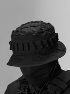 Панама тактична чоловіча BEZET 10226 Чорна (ROZ6501039001) - зображення 6