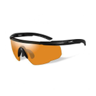 Тактичні окуляри Wiley X Saber Advanced / 3 лінзи - чорні - зображення 4