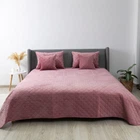 Покривало ТЕП Velour Ромб круглий Mesa rose Євро 240х260 см Двостороннє Поліестер (2000008661287/4-00518_22727)