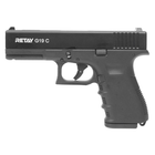 Стартовый шумовой пистолет RETAY G19 black Glok 19 + 20 шт холостых патронов (9 mm) - изображение 6