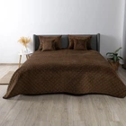 Покрывало ТЕП Velour Ромб круглый Коричневый Двуспальное 180х240 см Двустороннее Полиэстер (2000008658522/4-00516_22404)