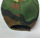 Кепка тактическая камуфляжная армейская бейсболка ЗСУ зеленый камуфляж - изображение 3