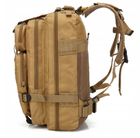 Рюкзак тактичний штурмовий, армійський воєнний рюкзак 35L (койот) ON-018 - изображение 3