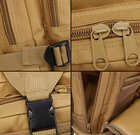 Рюкзак тактичний штурмовий, армійський воєнний рюкзак 35L (койот) ON-018 - изображение 6