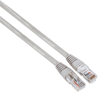 Patchcord Hama Cat 5e U/UTP 15 m Gray (4047443442475)