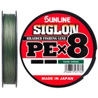 Шнур Sunline Siglon PE х8 150m (темно-зеленый) #0.6/0.132mm 10lb/4.5kg