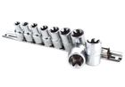 Набор головок TORX 1/2" E10-E24 9ед. TOPTUL GAAG0901