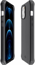 Etui plecki Itskins Spectrum Clear do Apple iPhone 12/12 Pro Black (AP3P-SPECM-SMOK) - obraz 4
