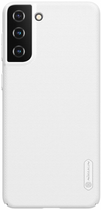 Etui plecki Nillkin Frosted Shield do Samsung Galaxy S21+ White (6902048211476) - obraz 1