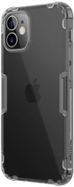 Etui plecki Nillkin Nature TPU Case do Apple iPhone 12 Mini Grey/Transparent (6902048202122) - obraz 2