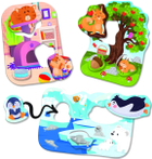 Ігровий набір Lisciani Carotina Baby Animals Їжа та дім (8008324092499) - зображення 2
