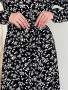 Платье миди весеннее женское Merlini Фори 700001202 2XL-3XL Черное (MER700001202_3) - изображение 8