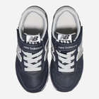 Підліткові кросівки для хлопчика New Balance 996 YV996NV3 38.5 (6US) Темно-сині (195173947136) - зображення 4