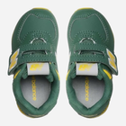 Дитячі кросівки для хлопчика New Balance 574 IV574CJ1 25 (8US) Зелений/Жовтий (196307118255) - зображення 3