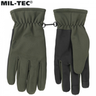 Рукавиці тактичні Mil-Tec Утеплені зимові S Олива SOFTSHELL HANDSCHUHE THINSULATE OLIV (12521301-902-S)