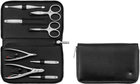 Zestaw podróżny do manicure Zwilling Twinox w skórzanym etui 8 elementów Czarny (4009839493775) - obraz 1