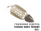 Кормушка ProfMontazh Feeder Shot Пуля фидерная