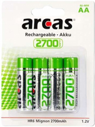 Akumulatory Arcas Mignon AA 1.2 V 2700 mAh 4 szt (17727406) - obraz 1