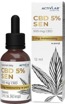 Suplement diety Activlab CBD 5% Sen 12ml (5907368802930) - obraz 1