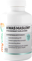 Suplement diety Myvita Silver Kwas masłowy 60 saps (5903021592125) - obraz 1