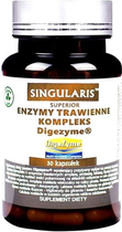 Suplement diety Singularis Superior Enzymy trawienne Kompleks Digezyme 30 caps (5903263262589) - obraz 1