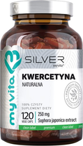 Suplement diety MyVita Silver Kwercetyna 120 caps (5903021593238) - obraz 1
