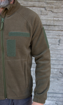 Флісова куртка Кіраса військова турецький фліс преміум чкості хакі ВСУ 3XL (62-64) 413-4 - зображення 5